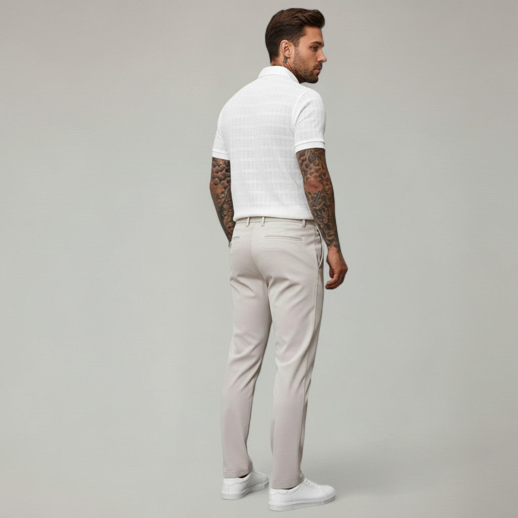 Monorez - Casual Regular Fit Dress Trousers