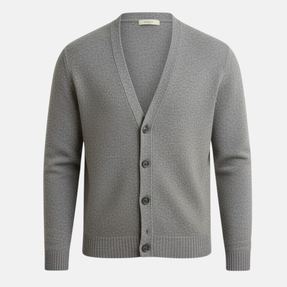 Monorez | Men’s Cashmere V-Neck Pullover – Slim Fit