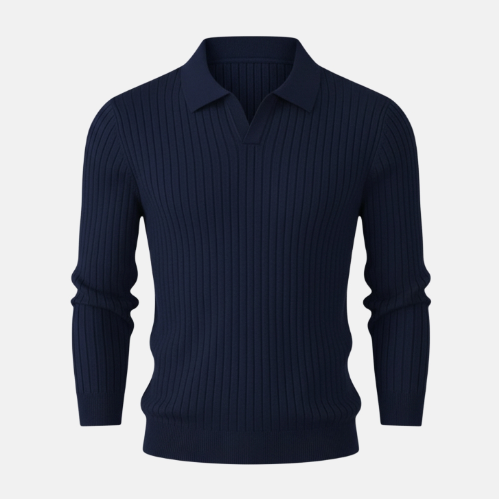 Monorez - Premium V-Neck Long Sleeve Sweater