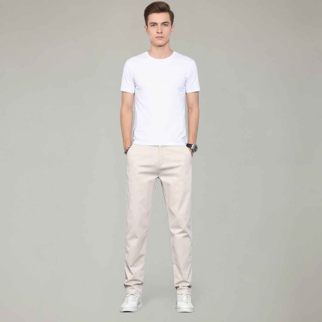 Monorez - Slim-Fit All-Season Stretch Ankle Business Trousers