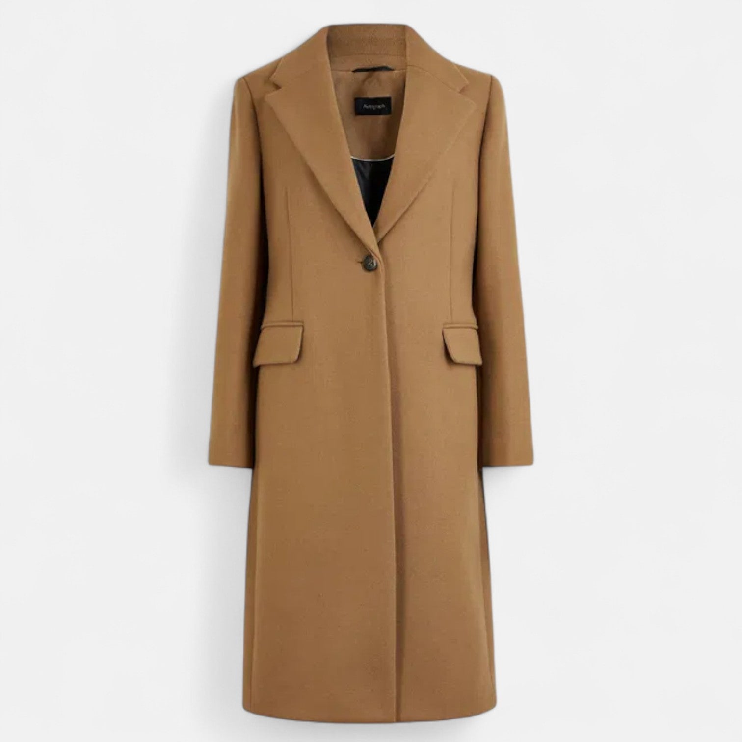 Monorez - Women’s Overcoat – Lapel Collar Elegance
