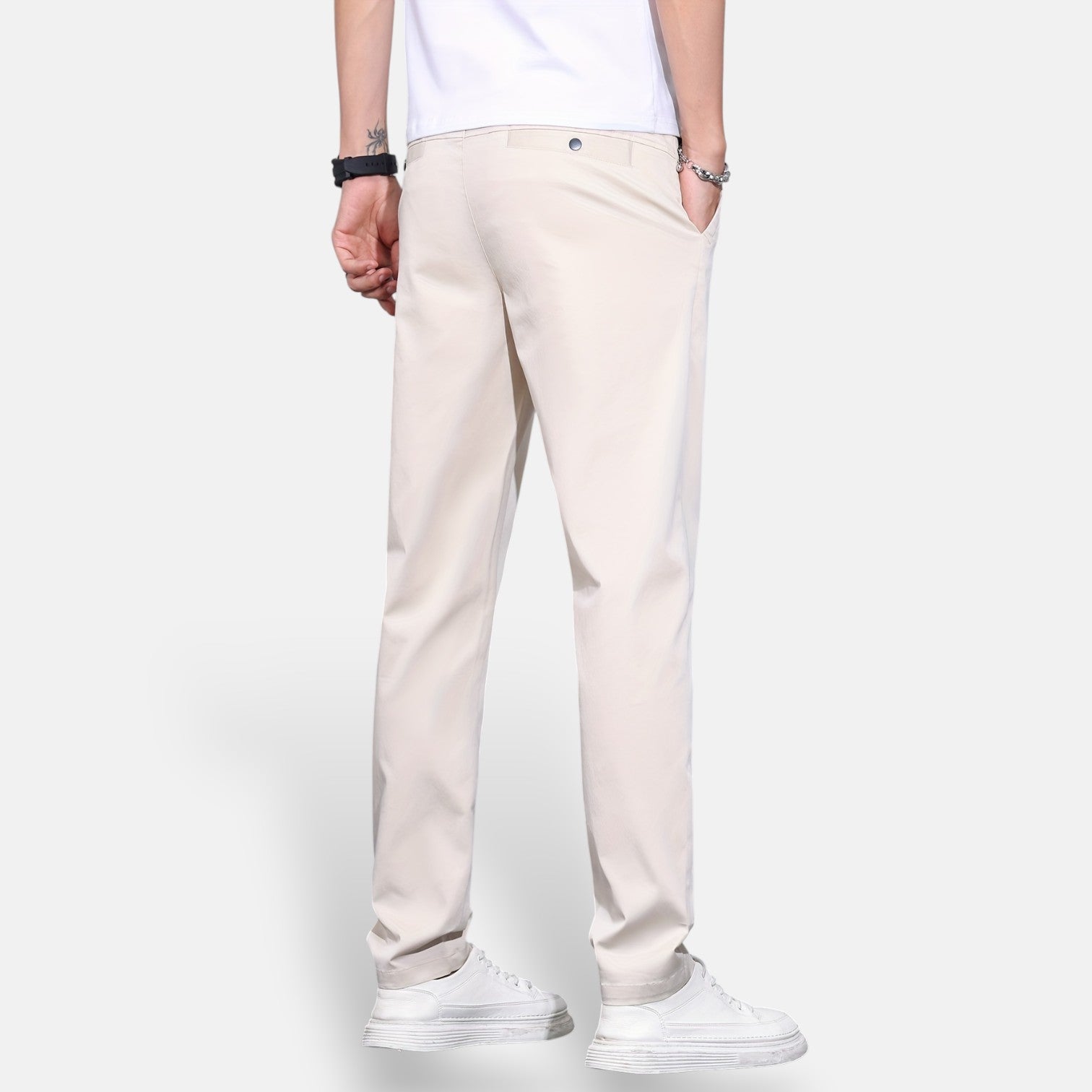 Monorez - Slim-Fit All-Season Stretch Ankle Business Trousers