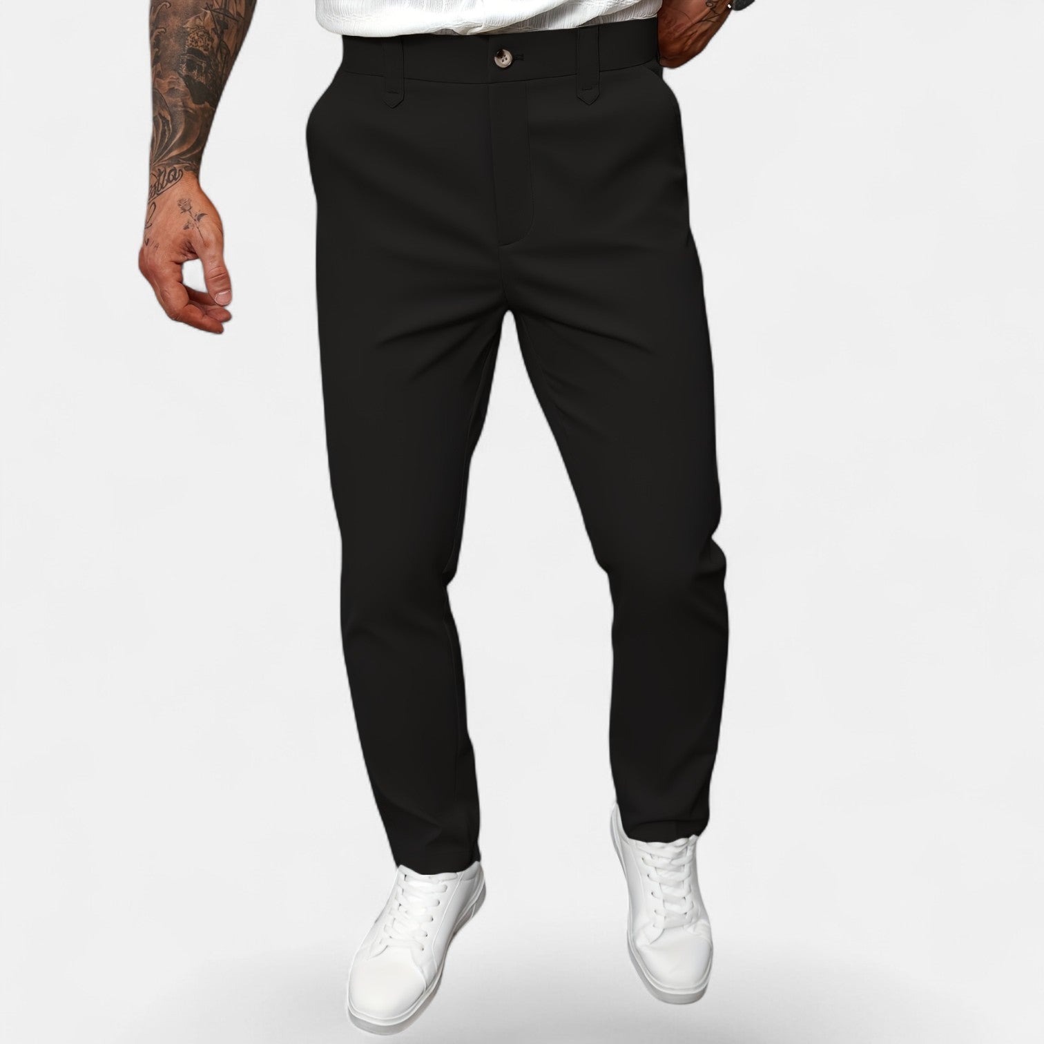 Monorez - Casual Regular Fit Dress Trousers