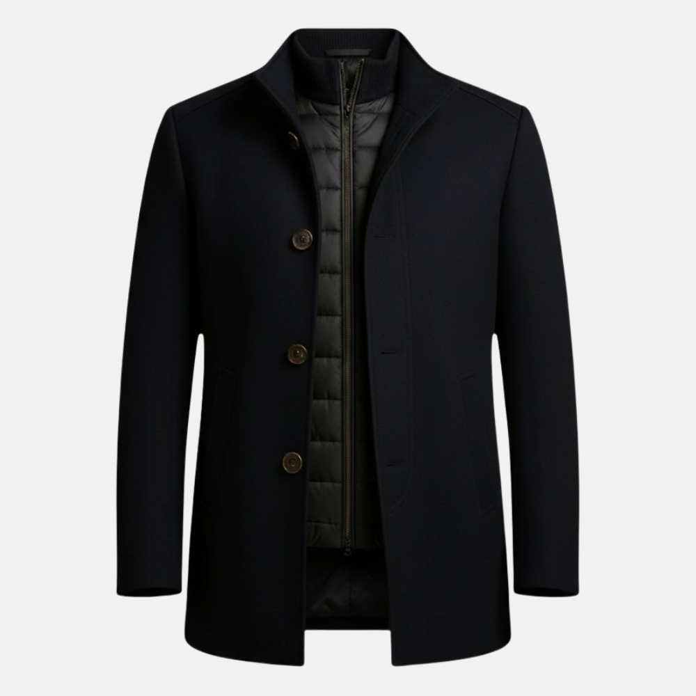 Monorez | Men’s Premium High Collar Wool Coat