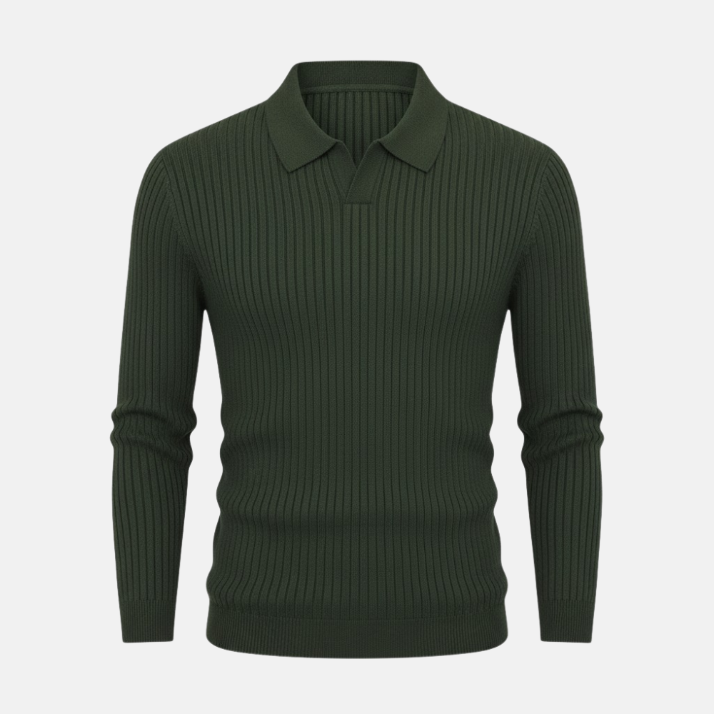 Monorez - Premium V-Neck Long Sleeve Sweater