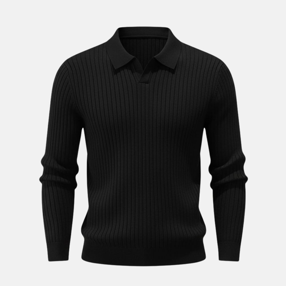 Monorez - Premium V-Neck Long Sleeve Sweater