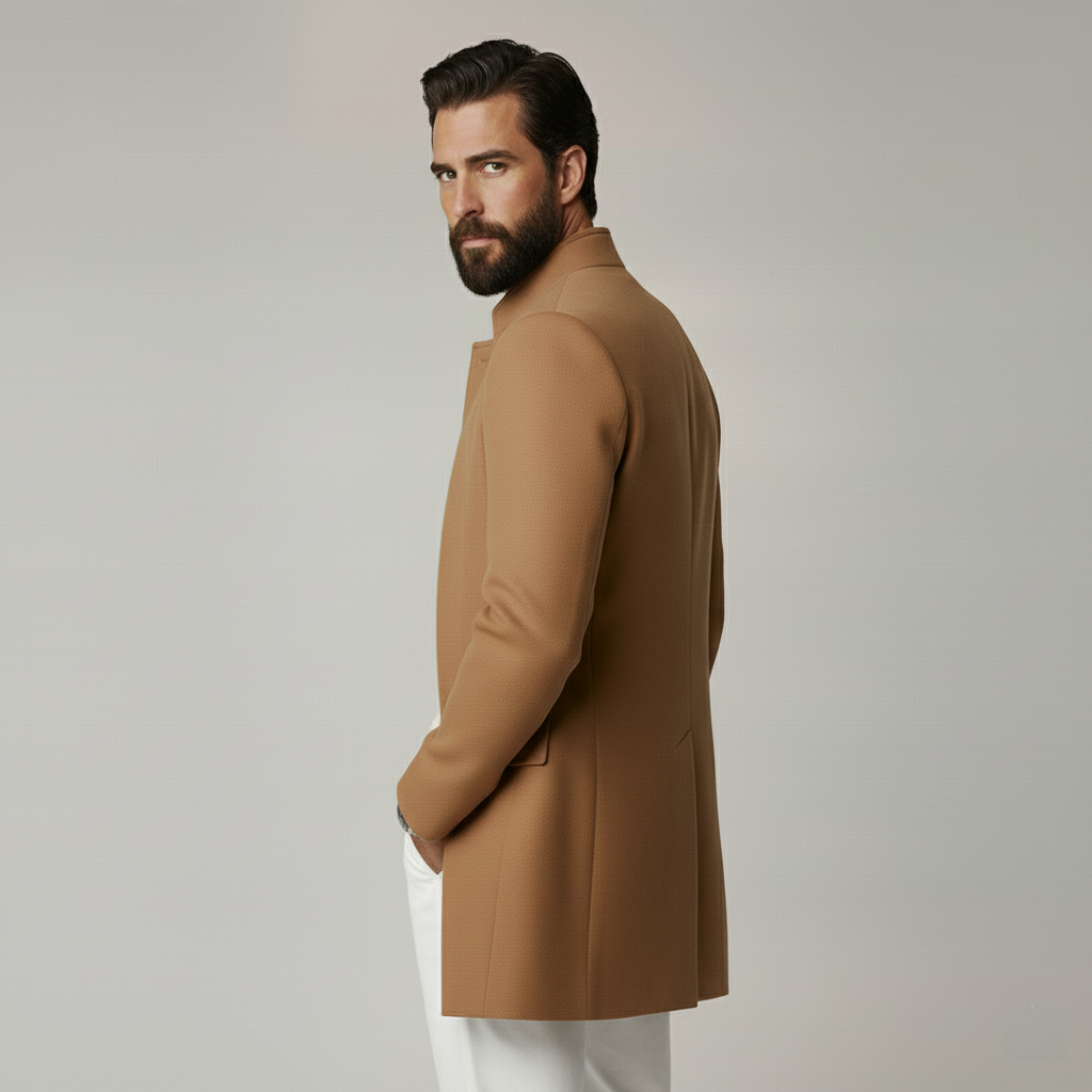 Monorez | Men’s Classic Tailored Coat – Effortless Comfort
