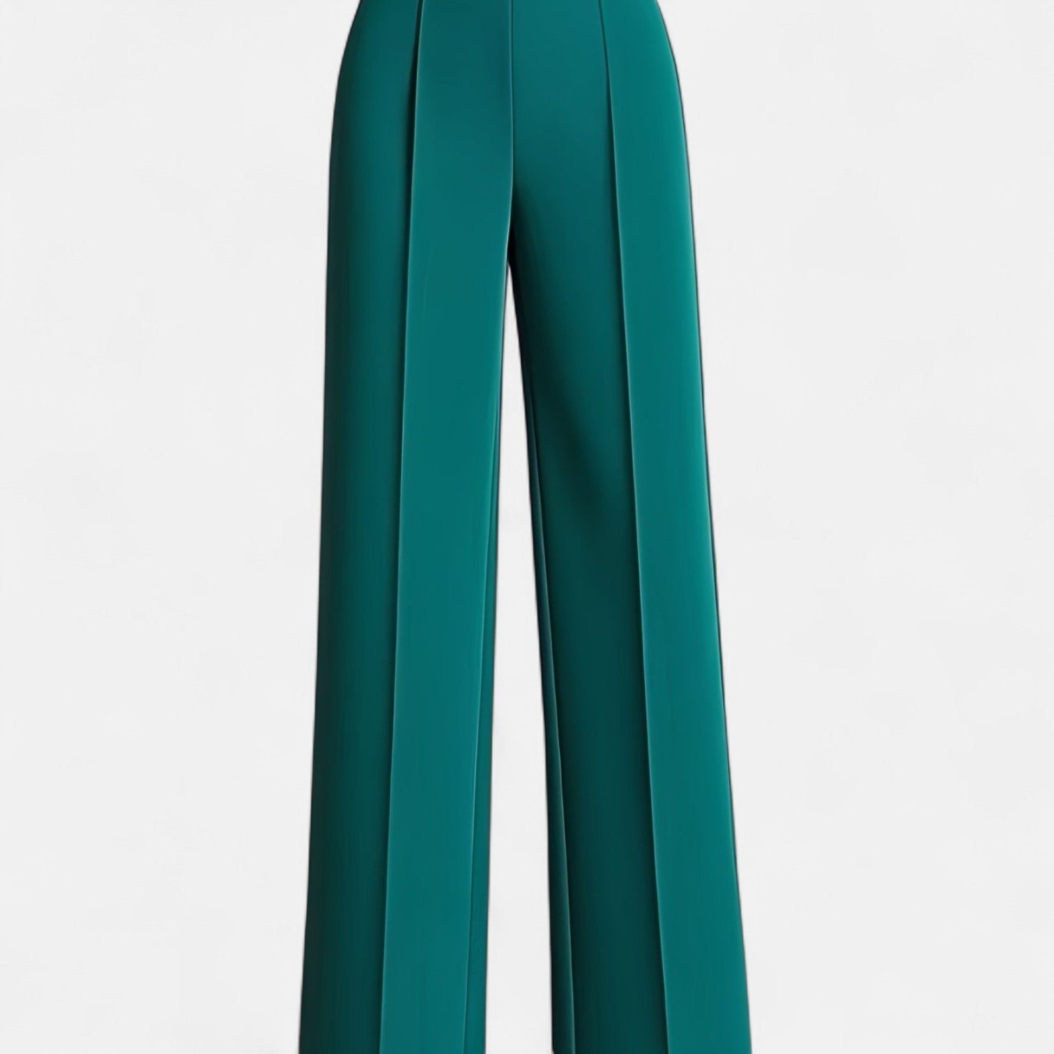 Monorez - Women'S Elegant High-Waist Wide-Leg Pants with Side Pockets