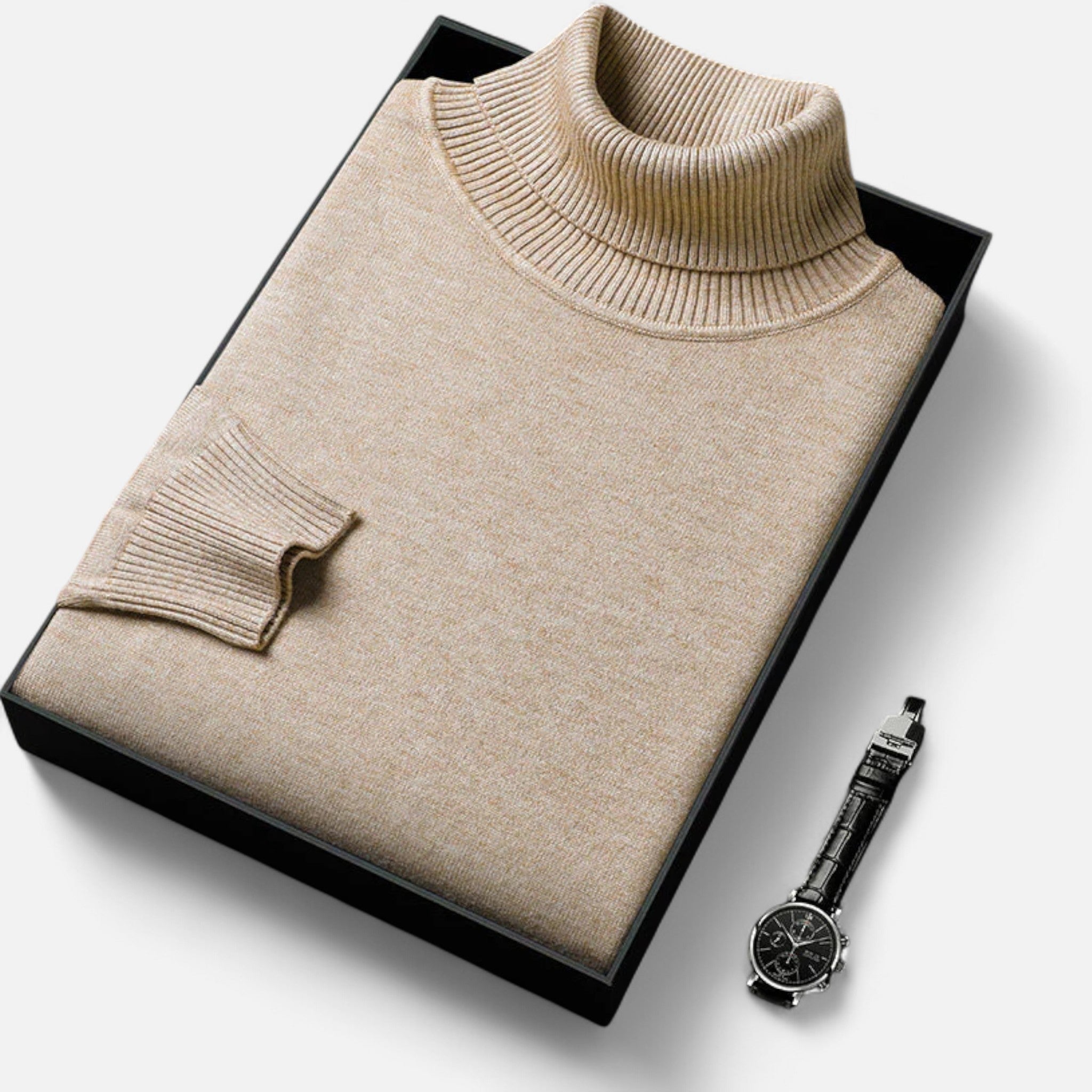 Monorez | Men’s Cashmere Turtleneck Sweater
