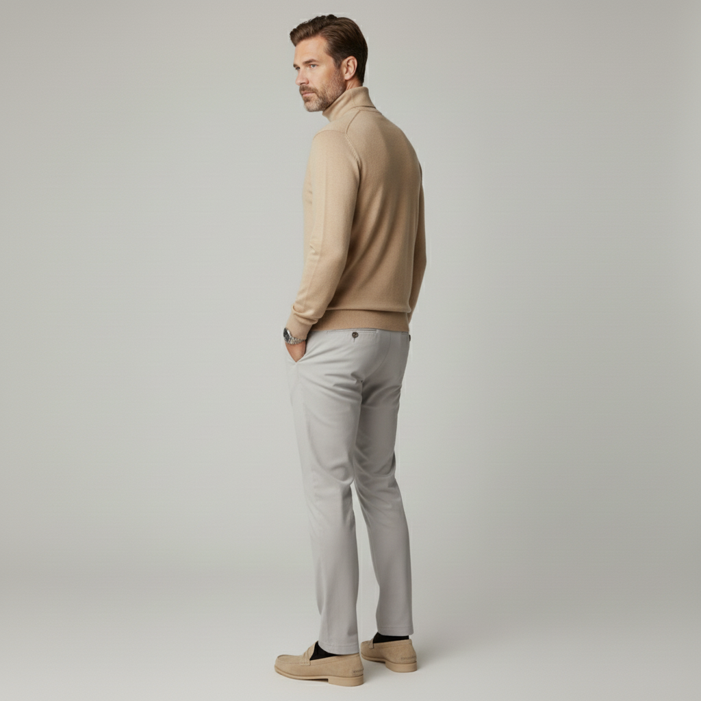 Monorez - Casual Regular Fit Dress Trousers