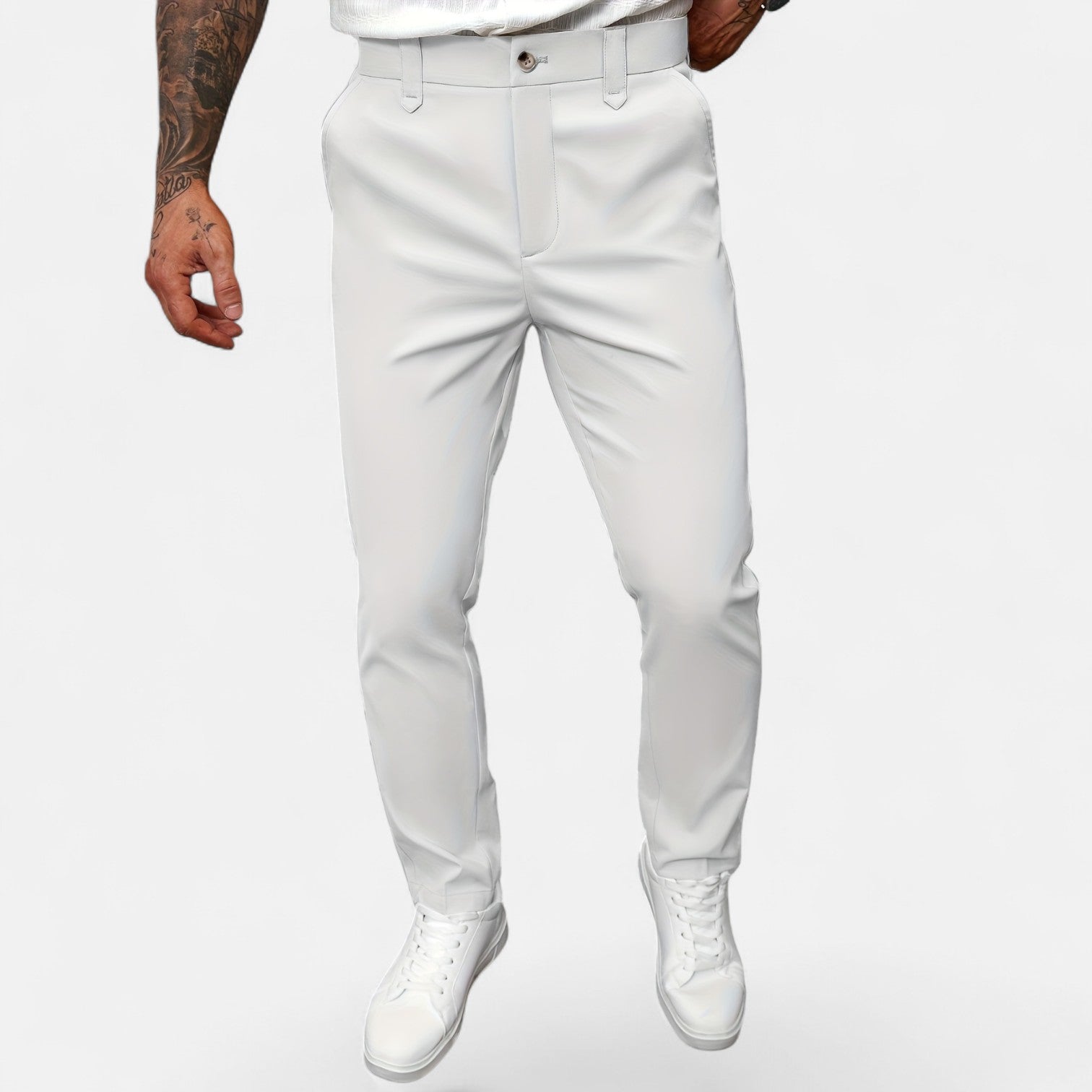 Monorez - Casual Regular Fit Dress Trousers