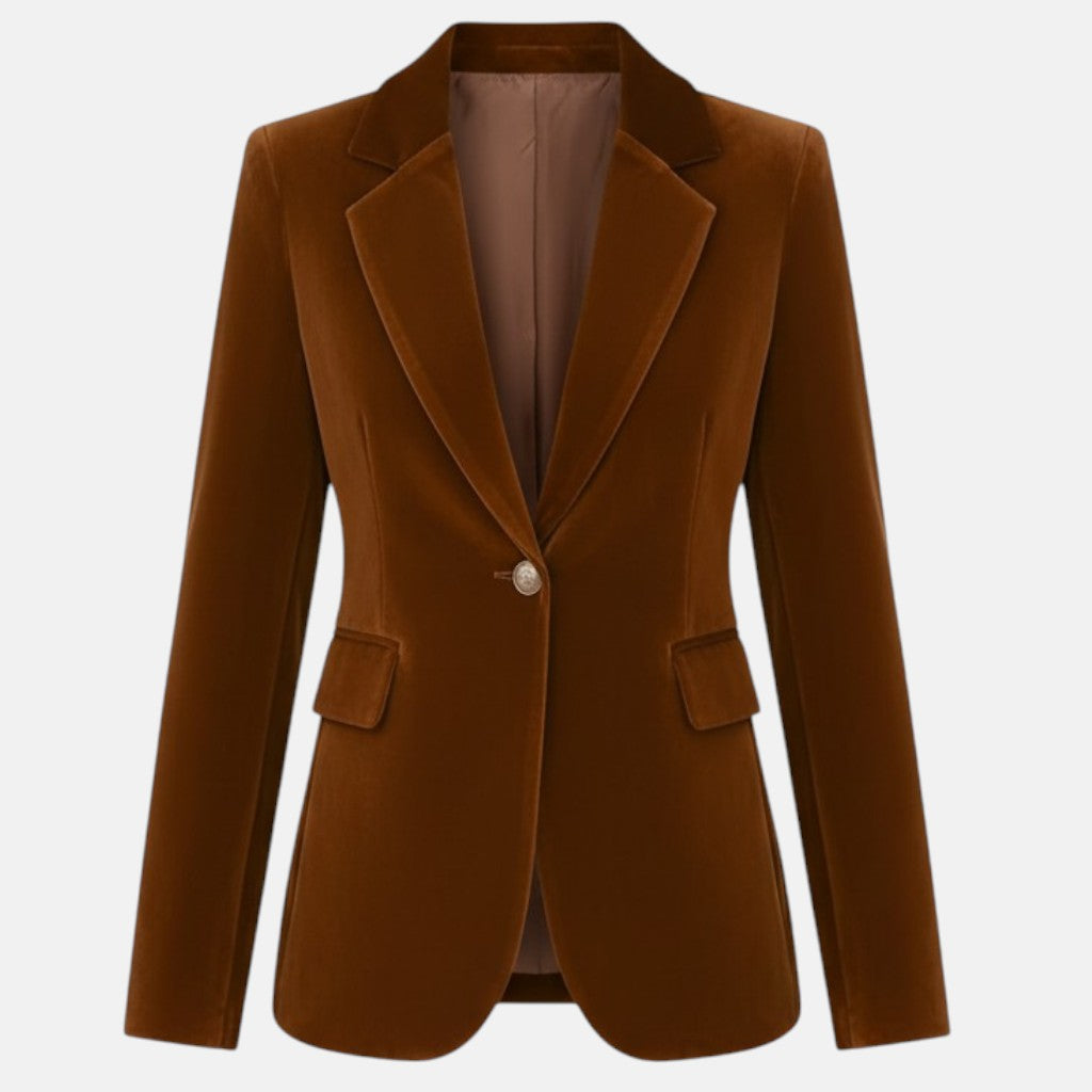 Monorez - Regular Fit Mid-Stretch Single-Button Blazer