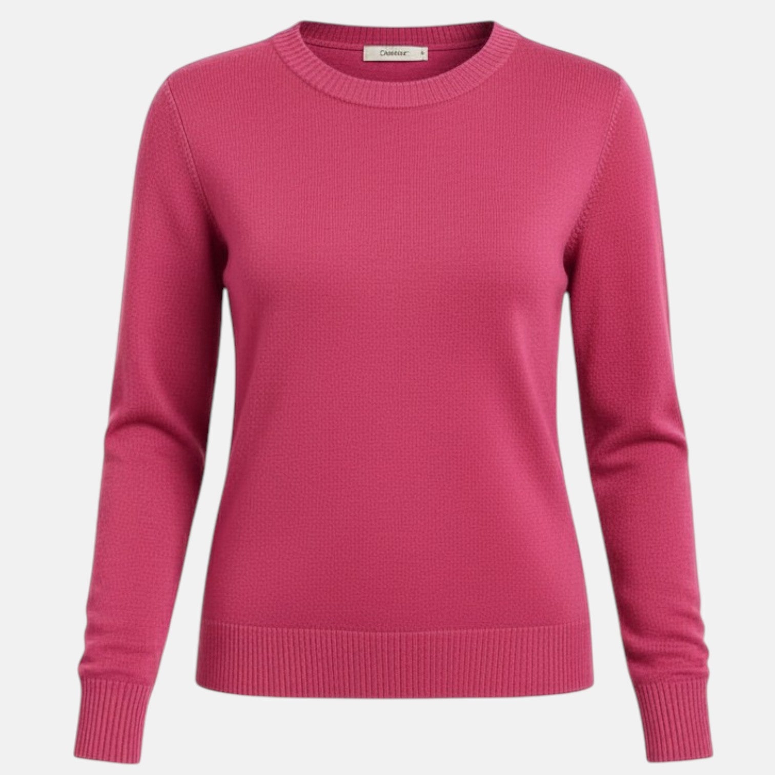 Monorez - Women’s Merino Wool Sweater – Timeless O-Neck Elegance