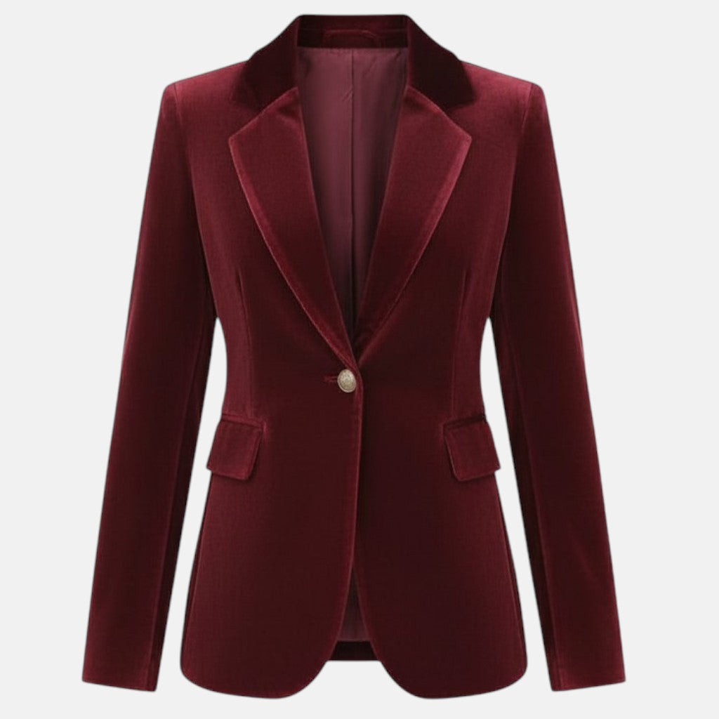 Monorez - Regular Fit Mid-Stretch Single-Button Blazer