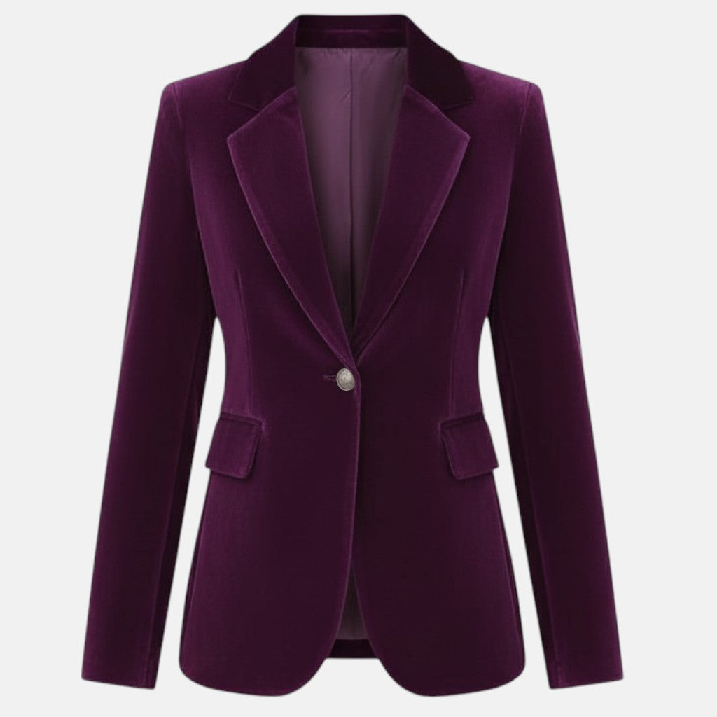 Monorez - Regular Fit Mid-Stretch Single-Button Blazer