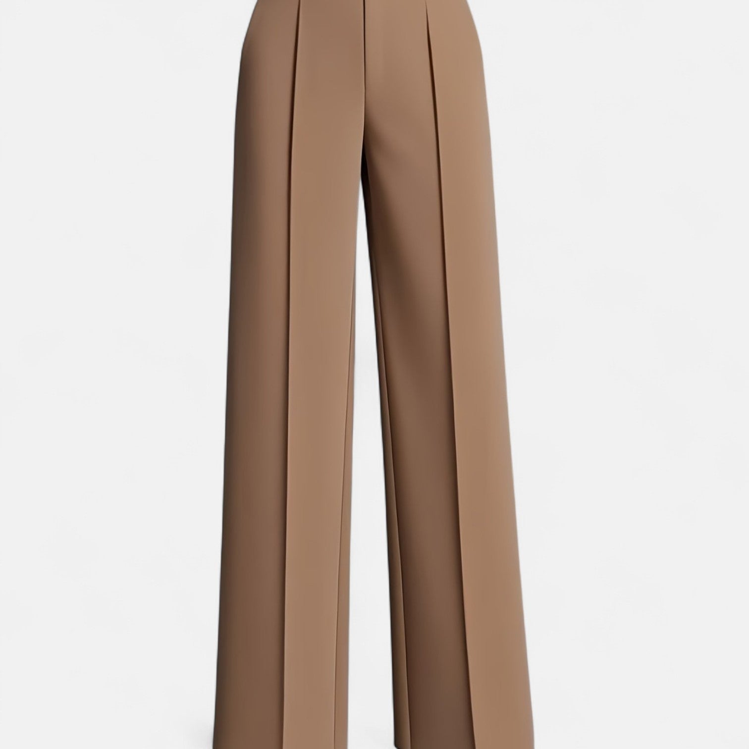 Monorez - Women'S Elegant High-Waist Wide-Leg Pants with Side Pockets