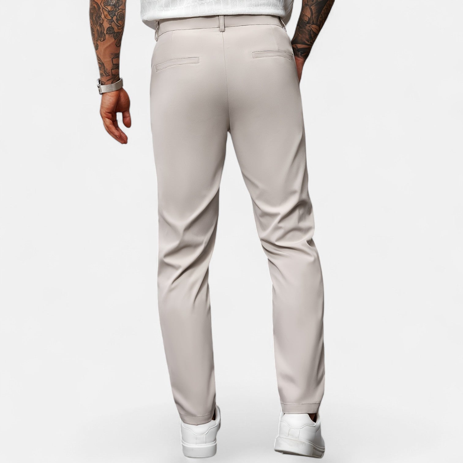 Monorez - Casual Regular Fit Dress Trousers