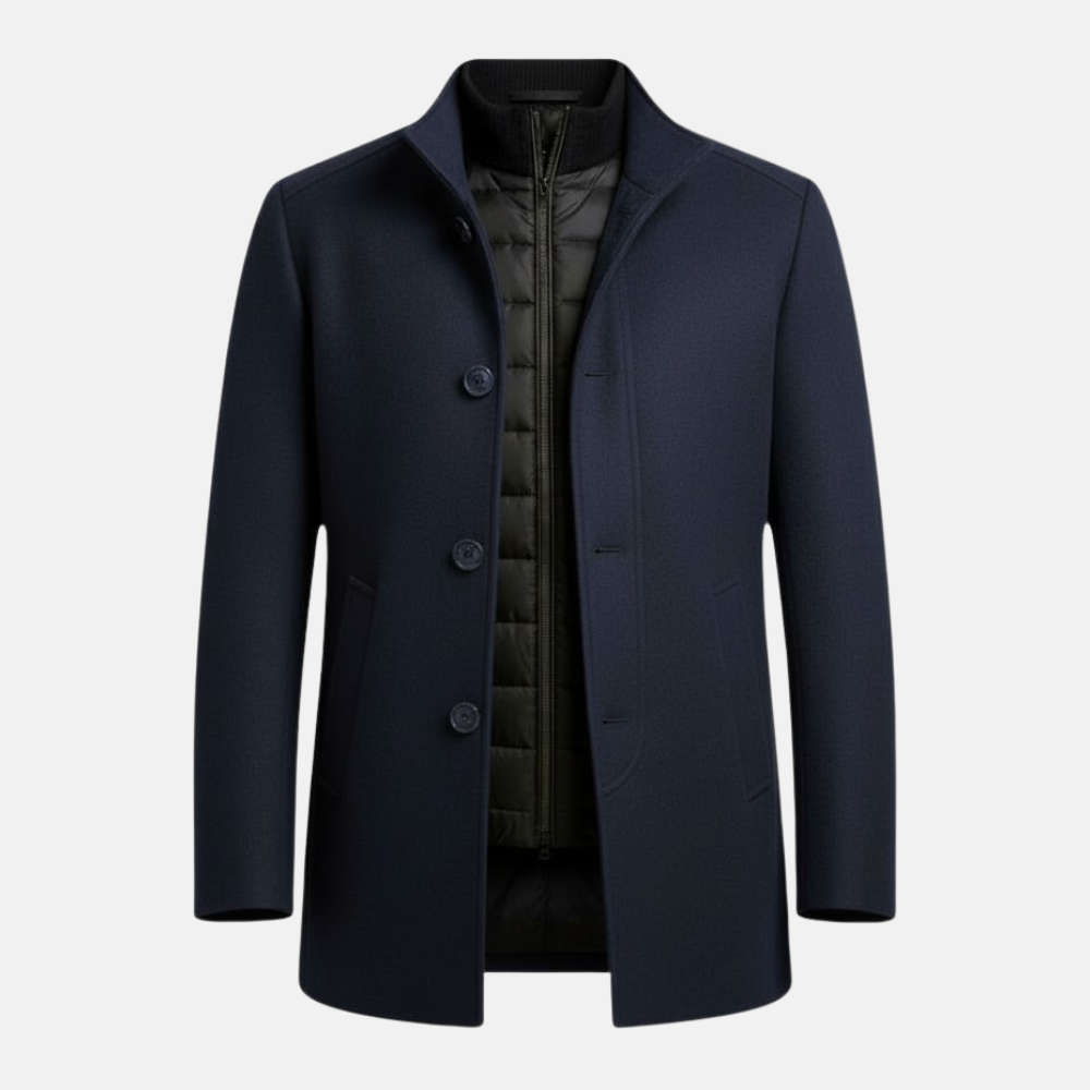 Monorez | Men’s Premium High Collar Wool Coat