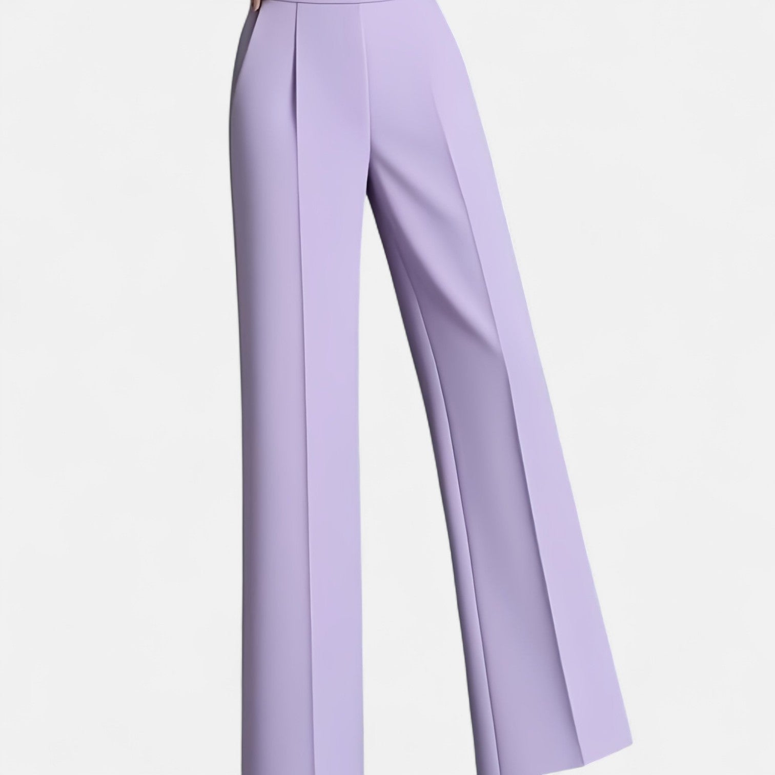 Monorez - Women'S Elegant High-Waist Wide-Leg Pants with Side Pockets