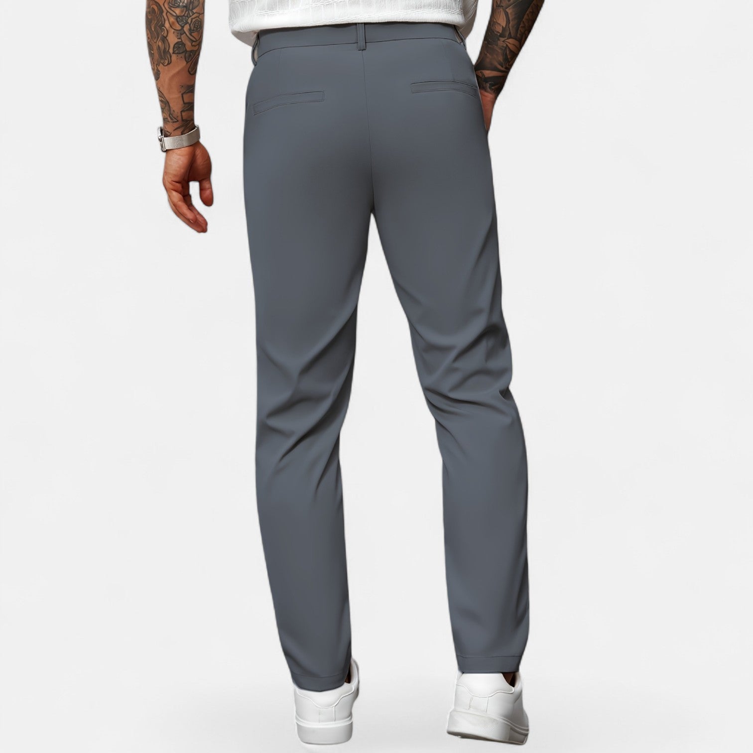 Monorez - Casual Regular Fit Dress Trousers