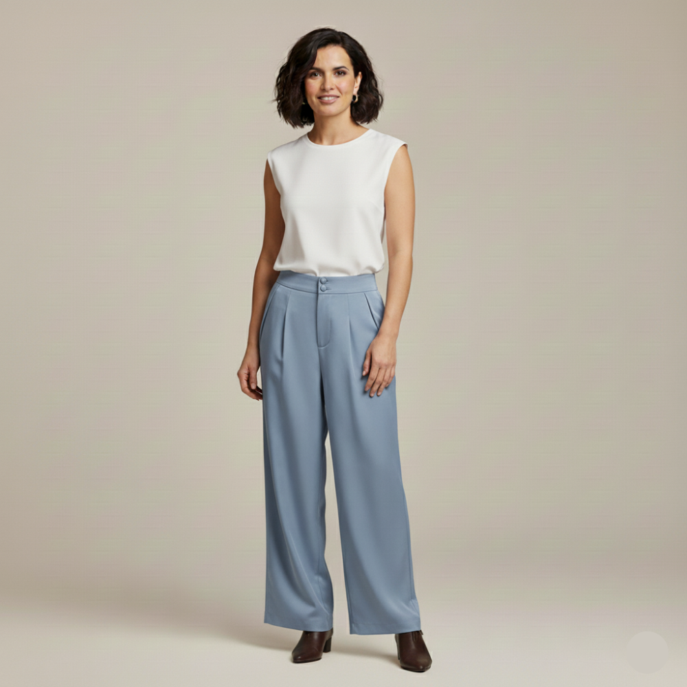 Monorez - 2-Pack High-Waisted Relaxed-Fit Pants