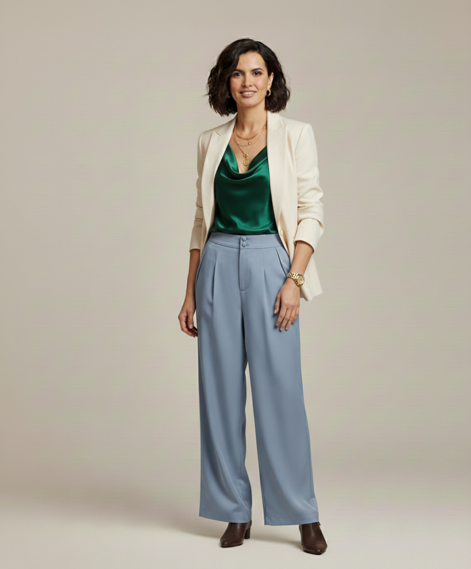 Monorez - 2-Pack High-Waisted Relaxed-Fit Pants