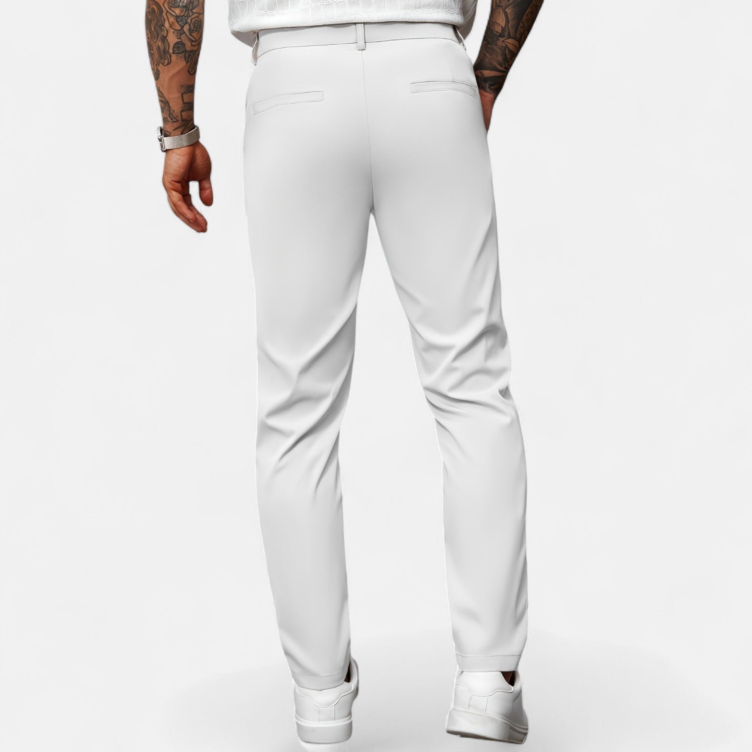 Monorez - Casual Regular Fit Dress Trousers
