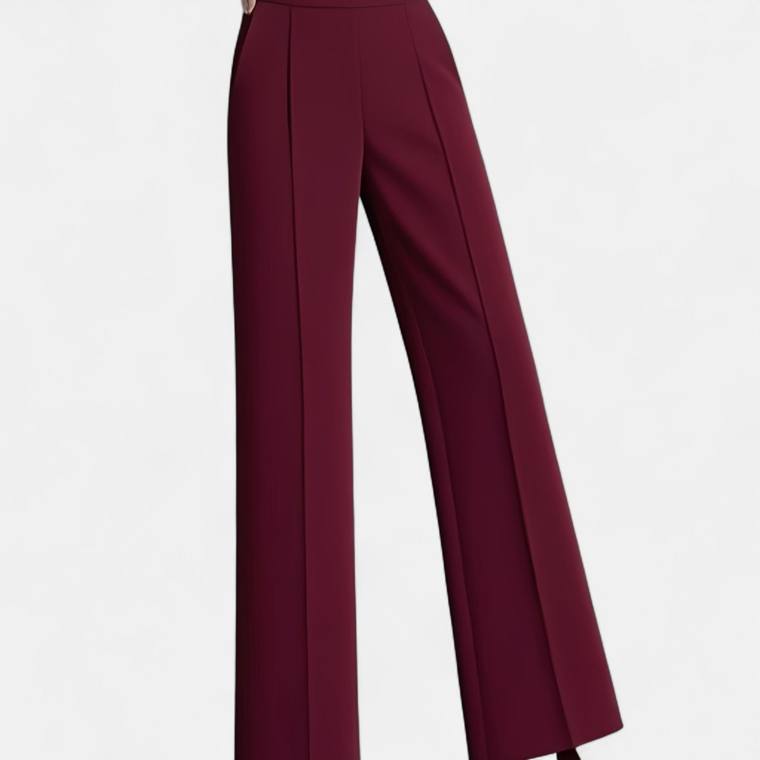 Monorez - Women'S Elegant High-Waist Wide-Leg Pants with Side Pockets