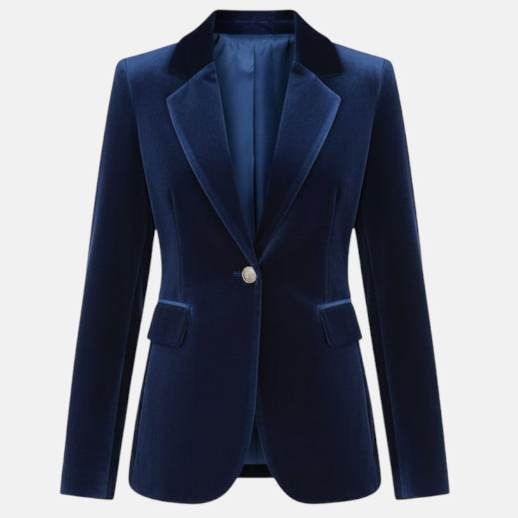 Monorez - Regular Fit Mid-Stretch Single-Button Blazer