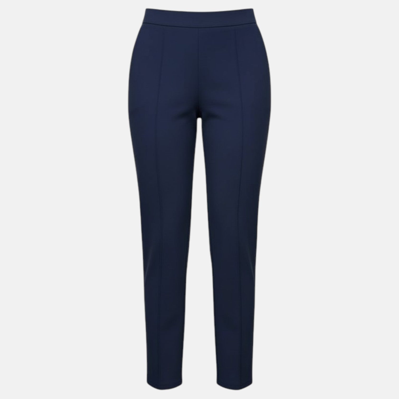 Monorez - Comfort Slim Fit Tailored High Waist Pants