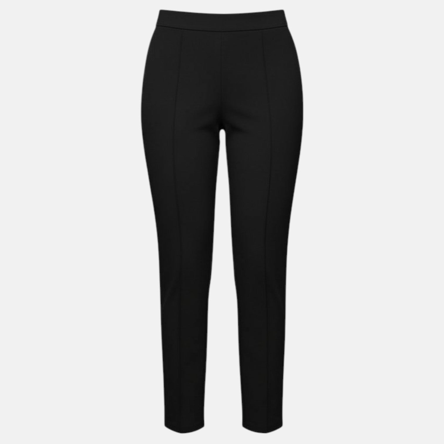 Monorez - Comfort Slim Fit Tailored High Waist Pants