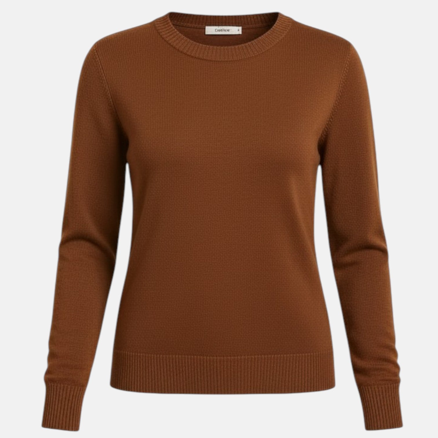 Monorez - Women’s Merino Wool Sweater – Timeless O-Neck Elegance
