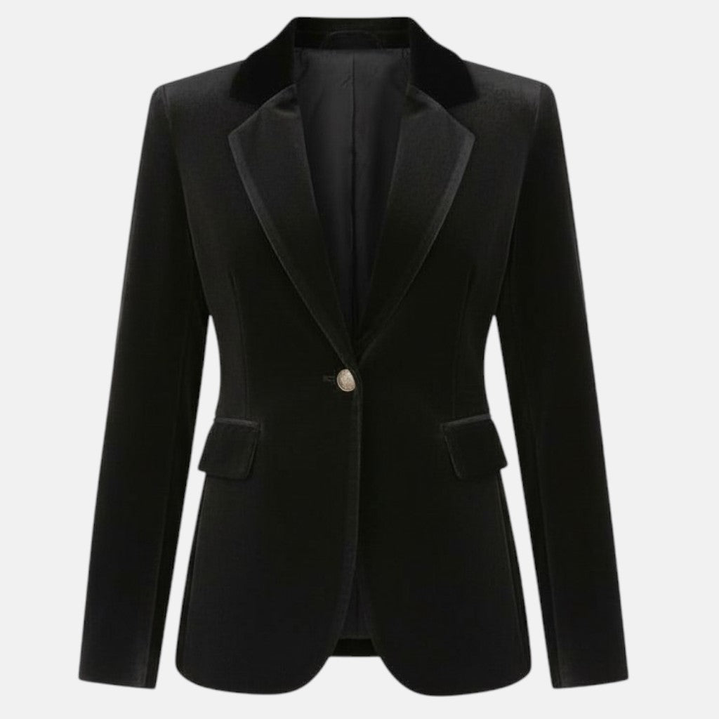 Monorez - Regular Fit Mid-Stretch Single-Button Blazer