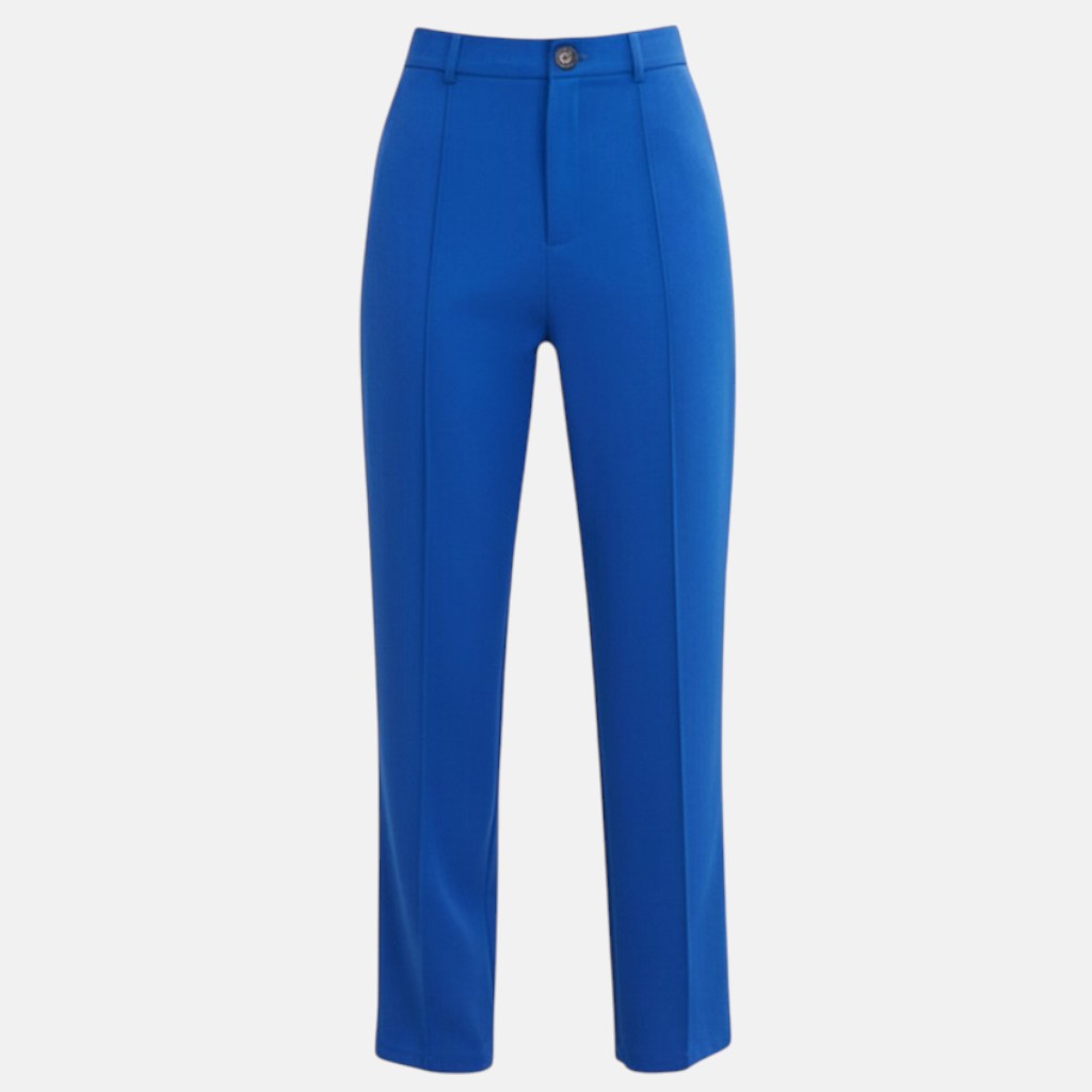 Monorez - High Waist Pintuck Straight Leg Women's Pants